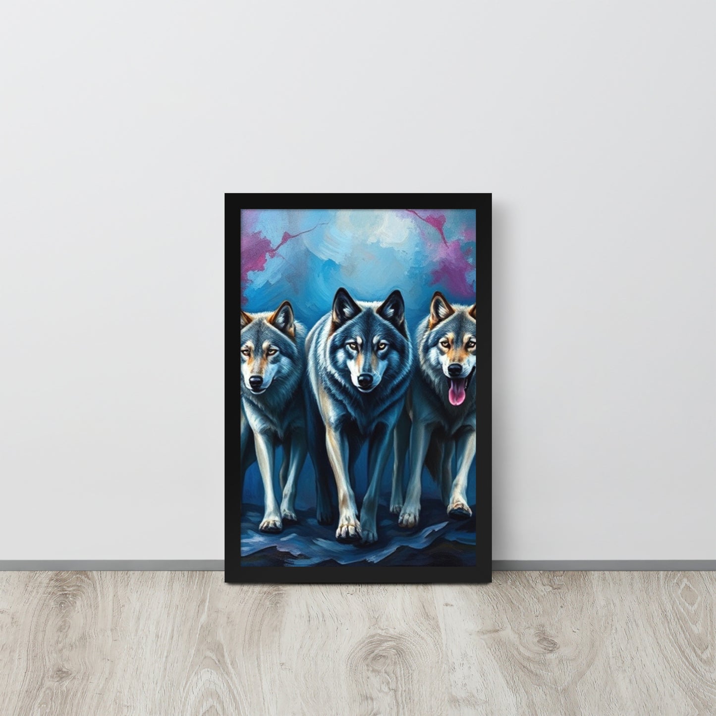 Wolves - Framed Wall Art Print