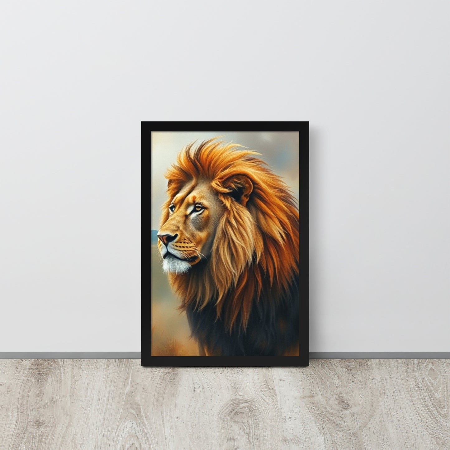 Lion - Framed Wall Art Print