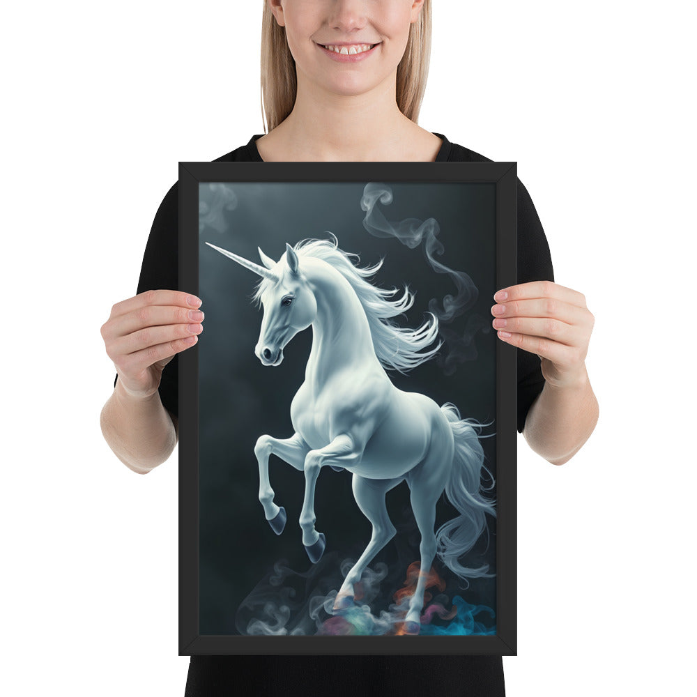 Unicorn - Framed Wall Art Print