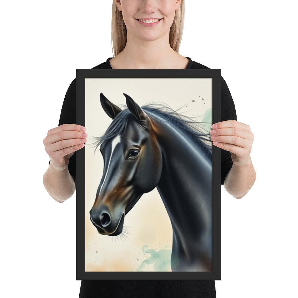 Horse - Framed Wall Art Print