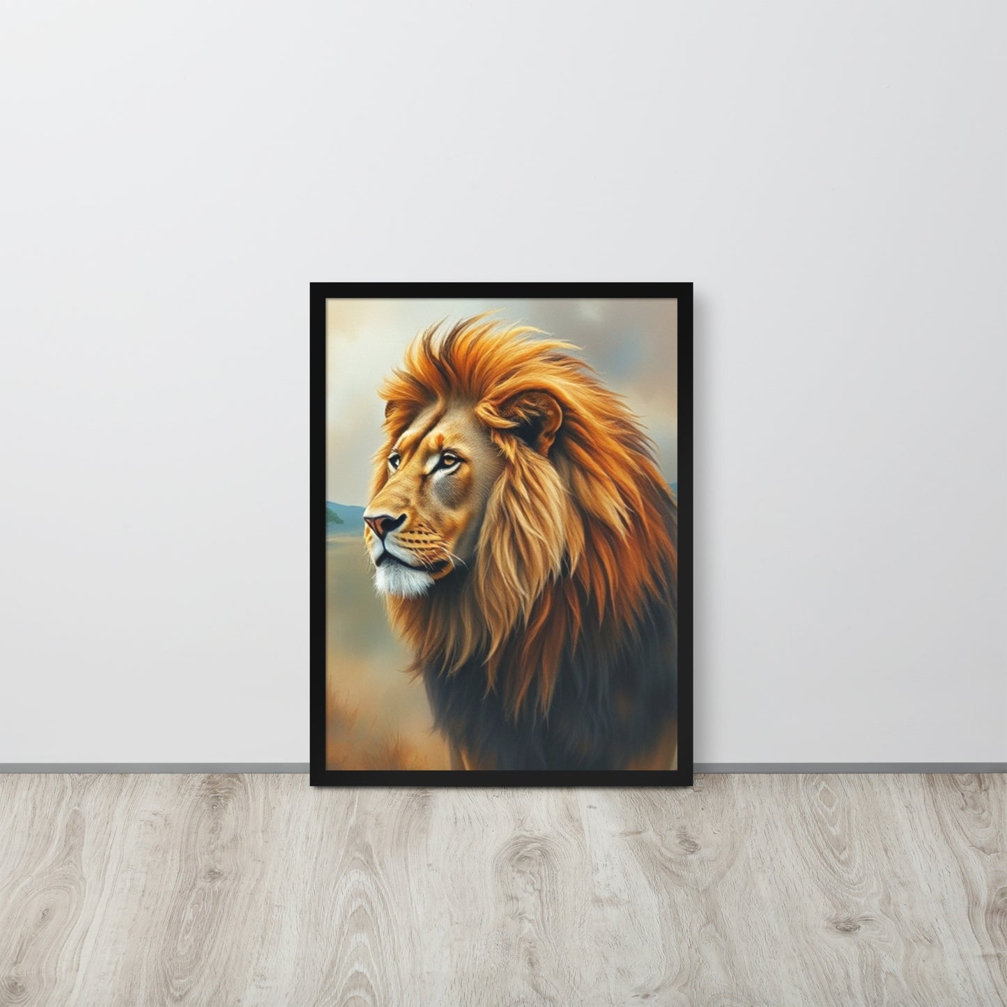 Lion - Framed Wall Art Print