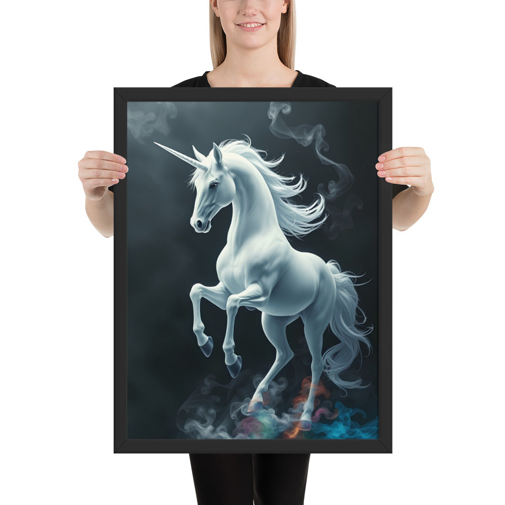 Unicorn - Framed Wall Art Print