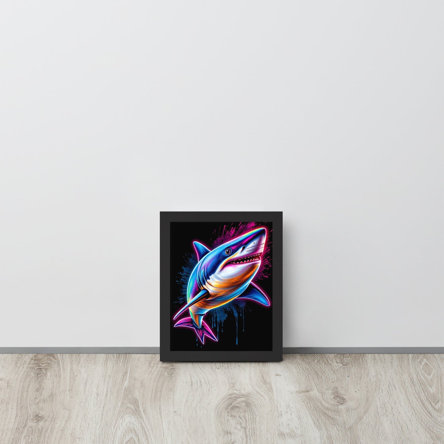 Shark- Framed Wall Art Print