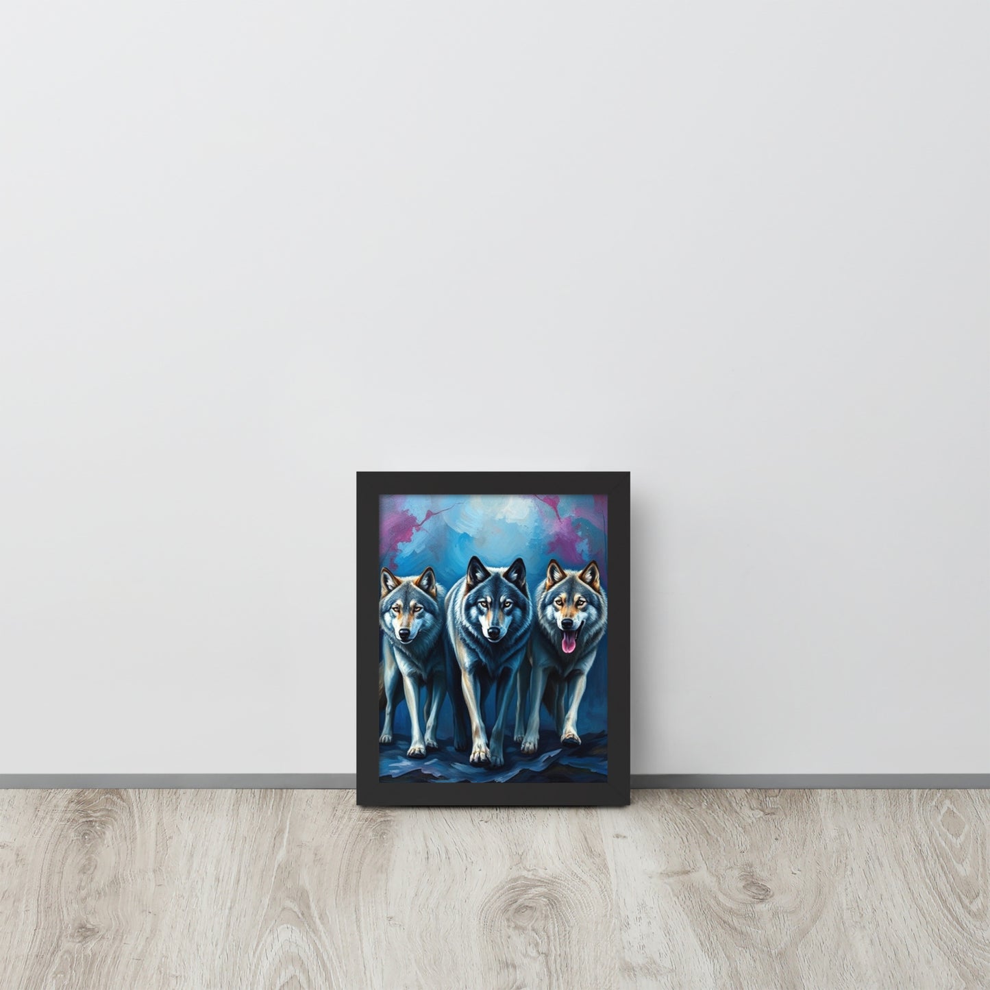 Wolves - Framed Wall Art Print