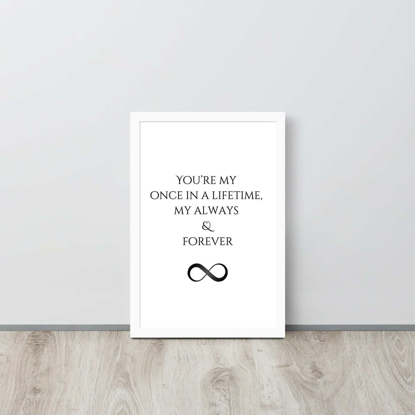 Romantic Statement - Framed Wall Art Poster