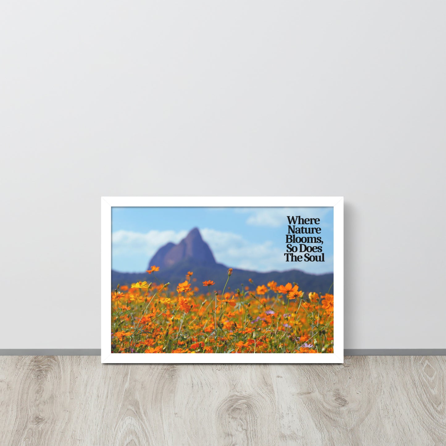 Nature Blooms - Framed Wall Art Print