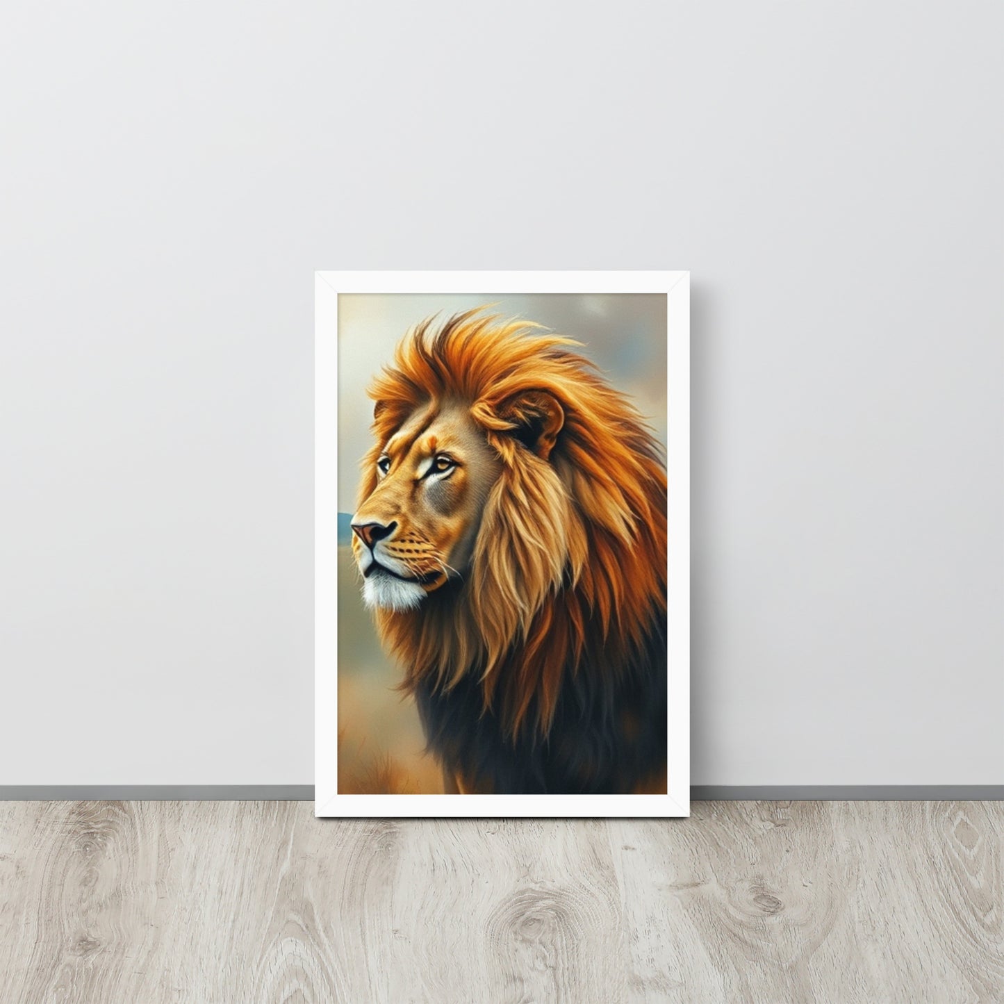 Lion - Framed Wall Art Print