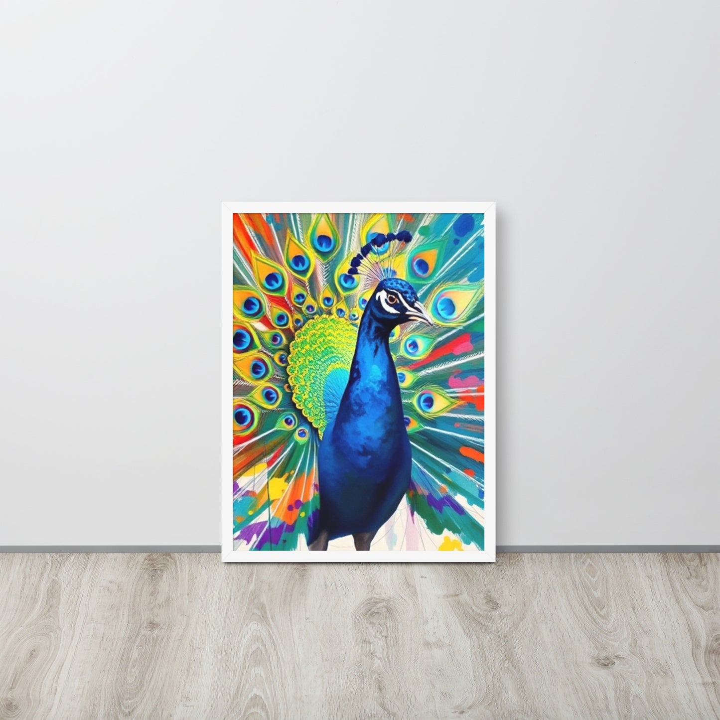Peacock - Framed Wall Art