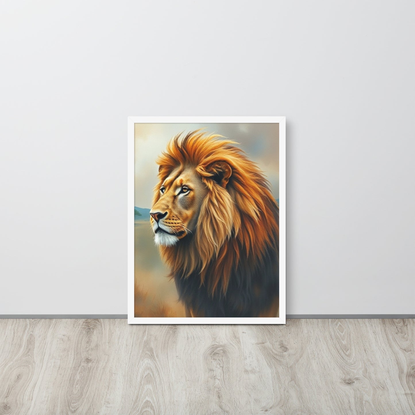Lion - Framed Wall Art Print