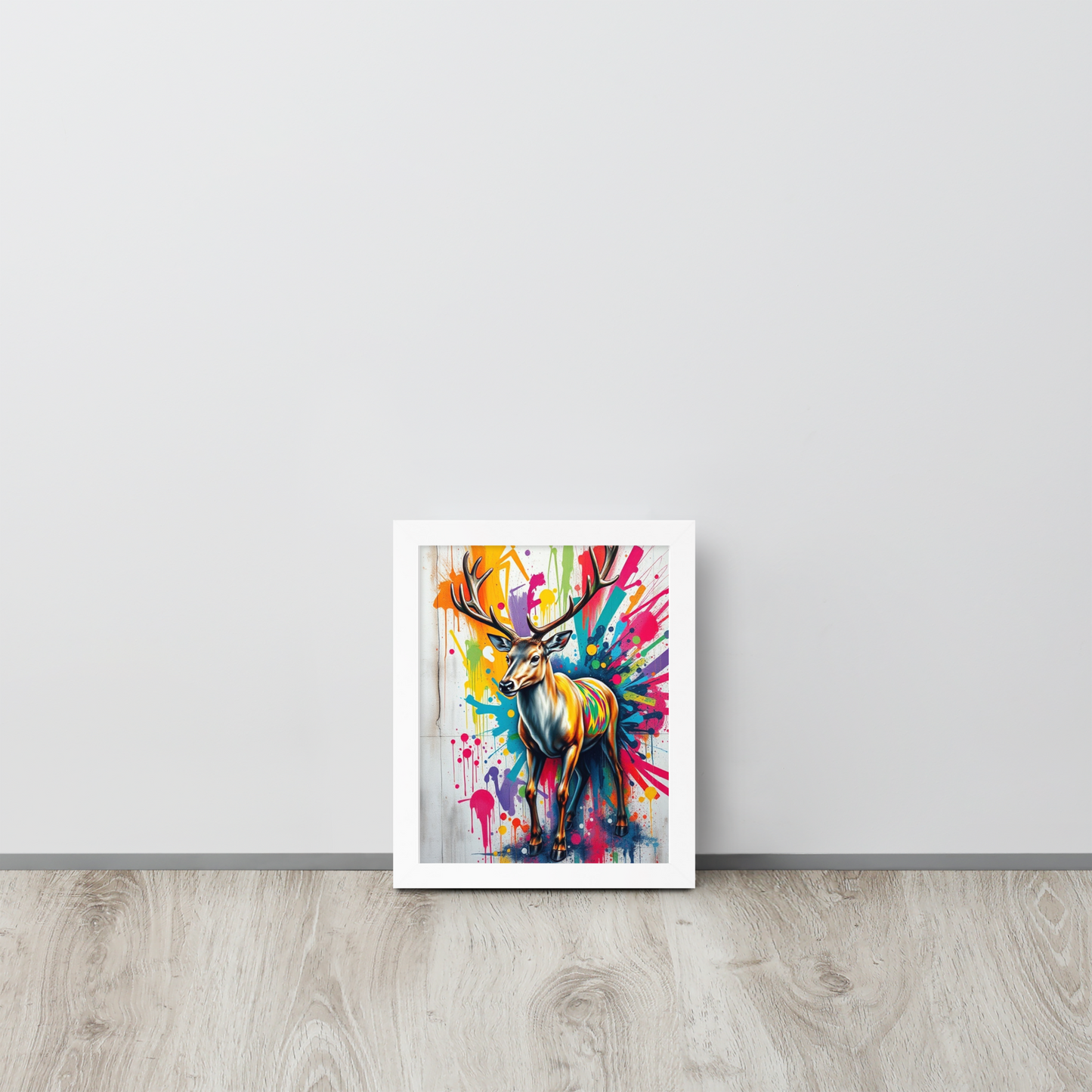 Deer - Framed Wall Art Print