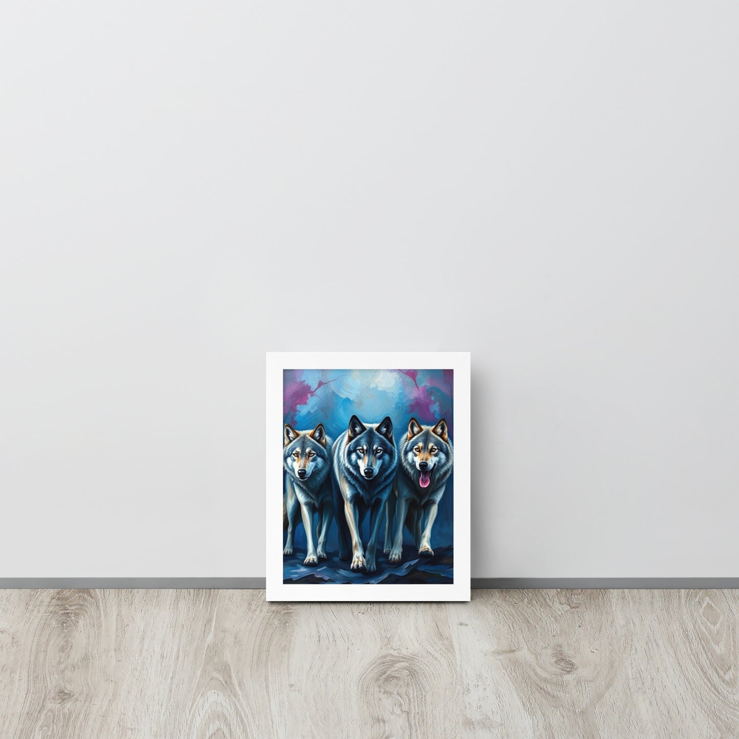 Wolves - Framed Wall Art Print