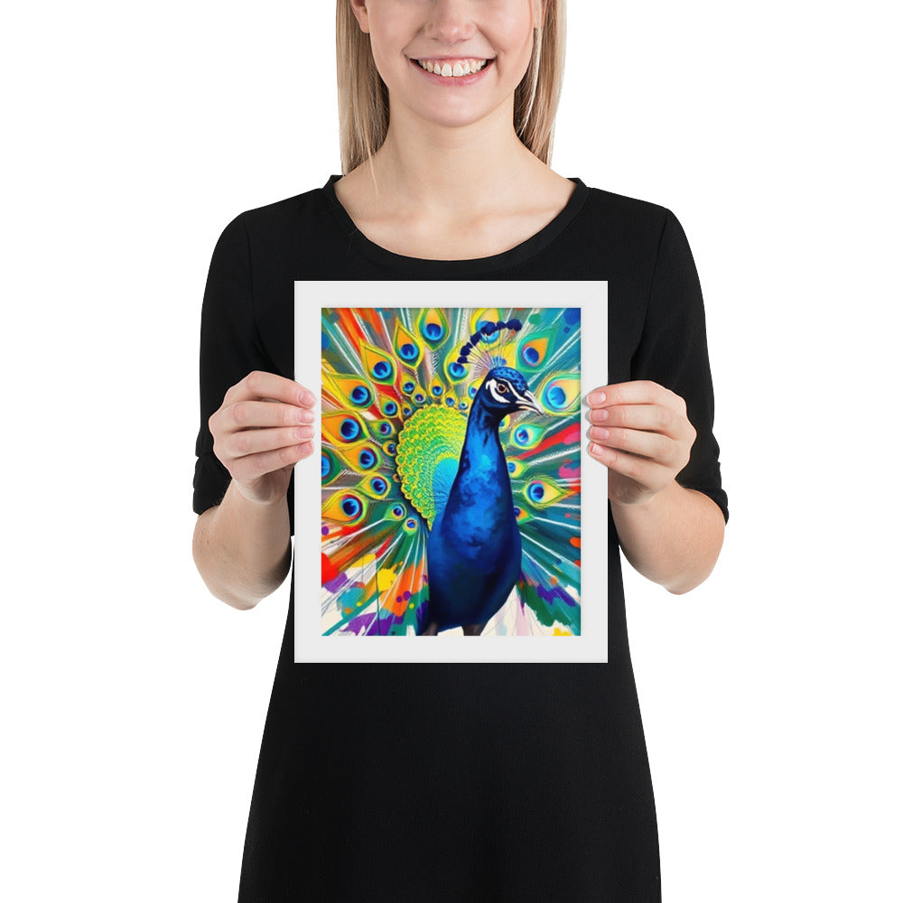 Peacock - Framed Wall Art