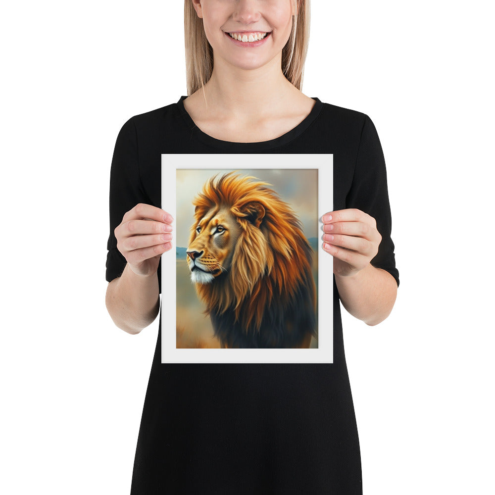 Lion - Framed Wall Art Print