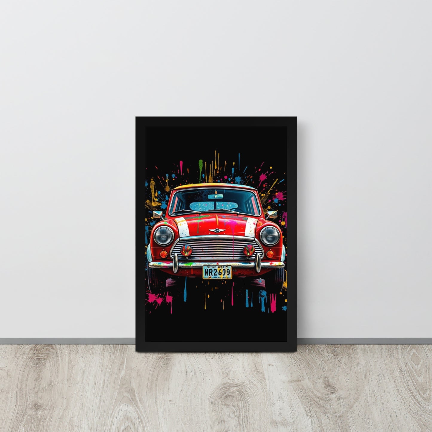 Rover Mini Cooper - Framed Wall Art Print