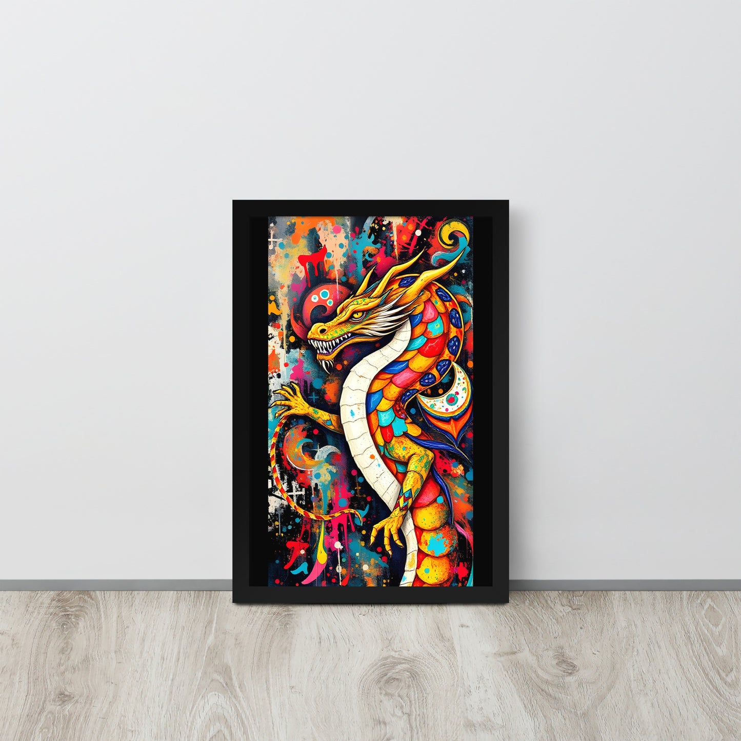 Dragon - Framed Wall Art Print