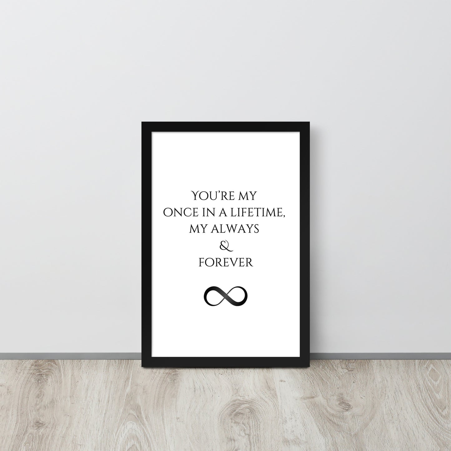 Romantic Statement - Framed Wall Art Poster