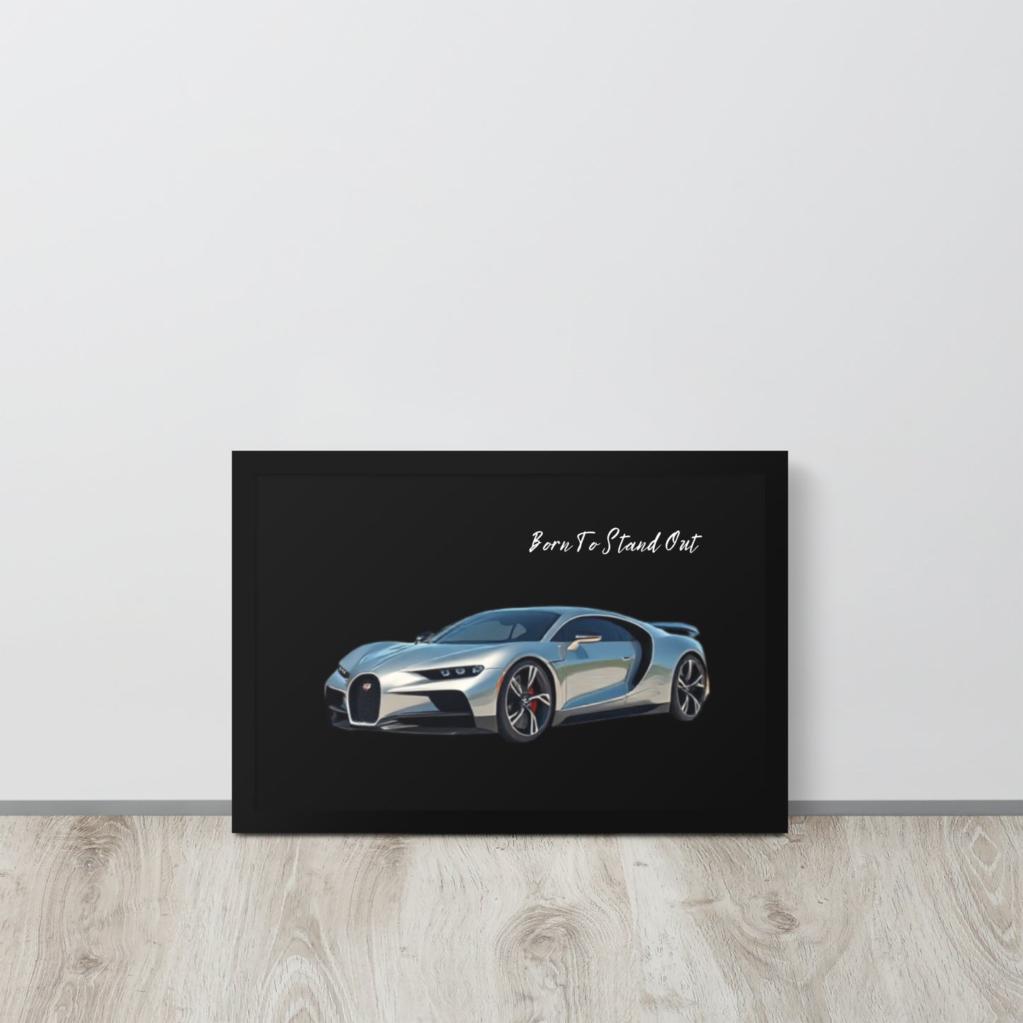 Bugatti Chiron - Framed Wall Art Print