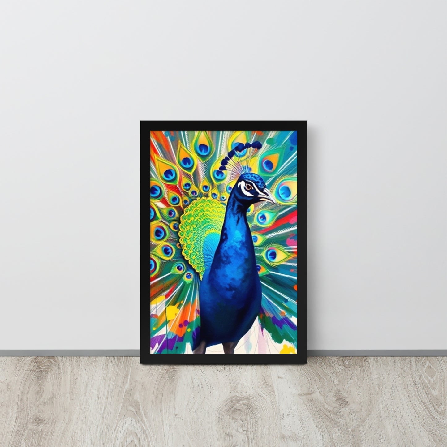 Peacock - Framed Wall Art