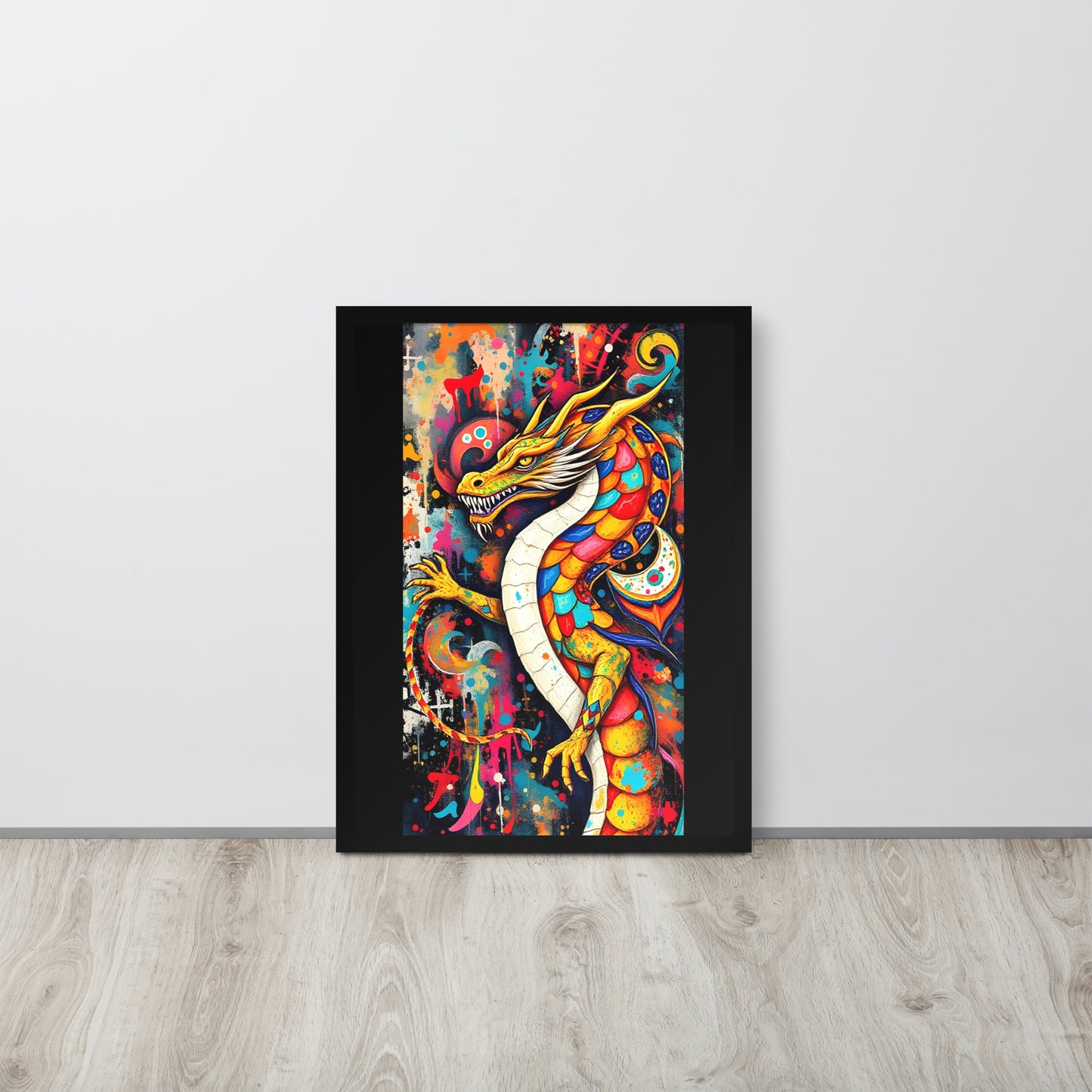 Dragon - Framed Wall Art Print