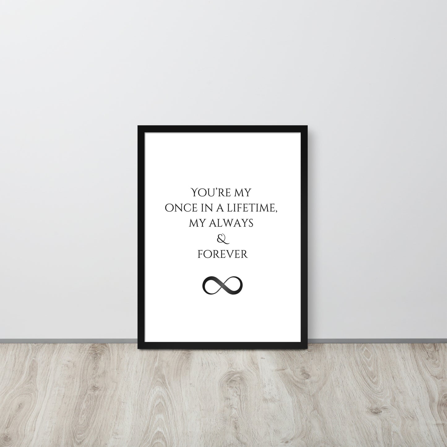 Romantic Statement - Framed Wall Art Poster