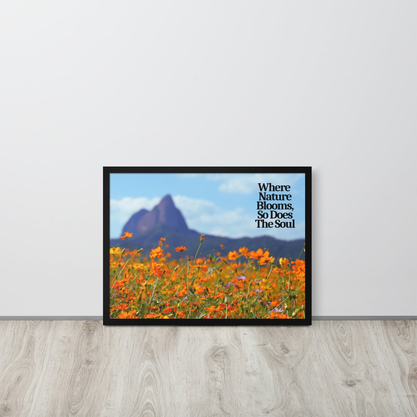 Nature Blooms - Framed Wall Art Print