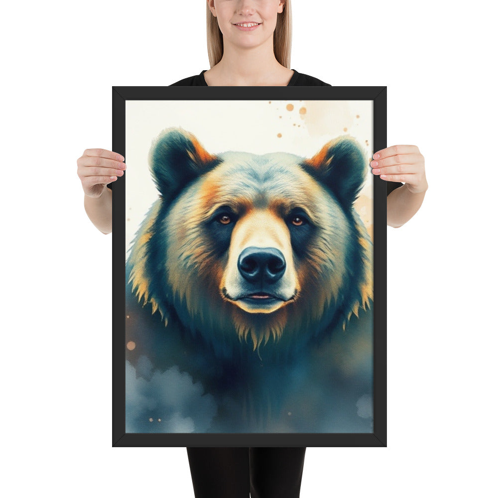 Bear - Framed Wall Art Print