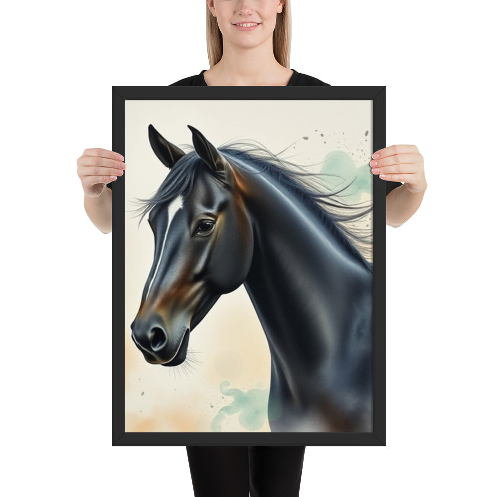 Horse - Framed Wall Art Print