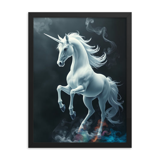 Unicorn - Framed Wall Art Print