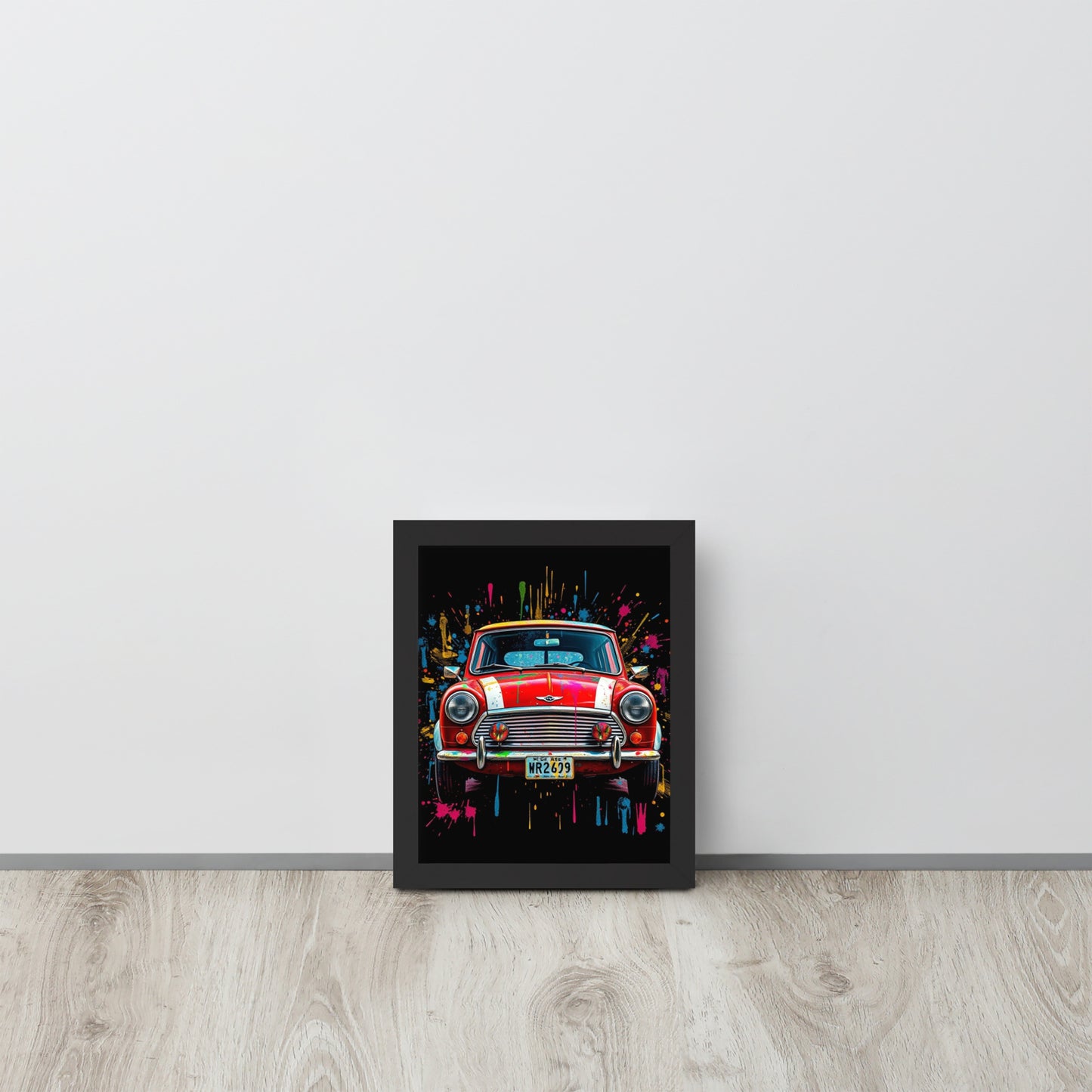 Rover Mini Cooper - Framed Wall Art Print