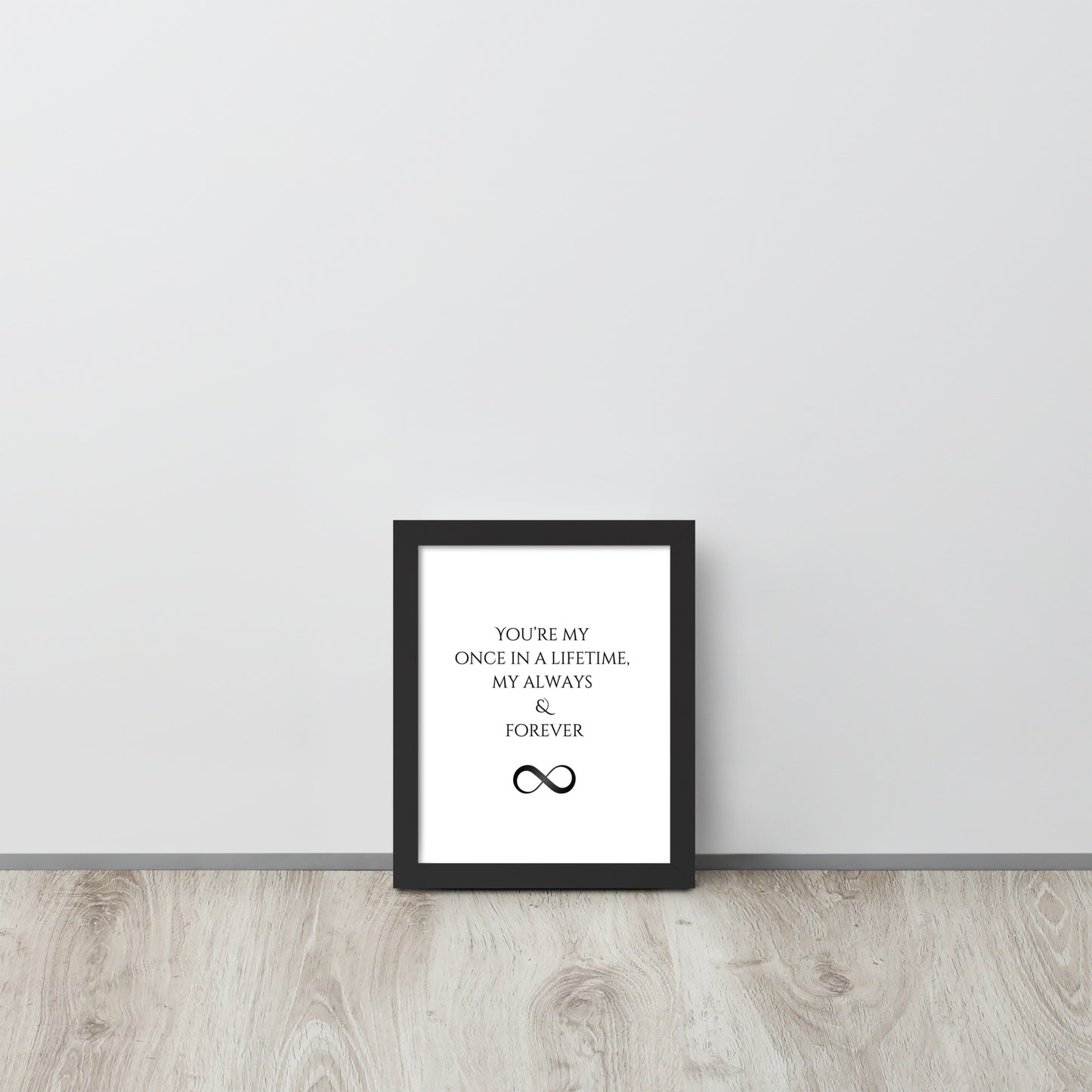 Romantic Statement - Framed Wall Art Poster