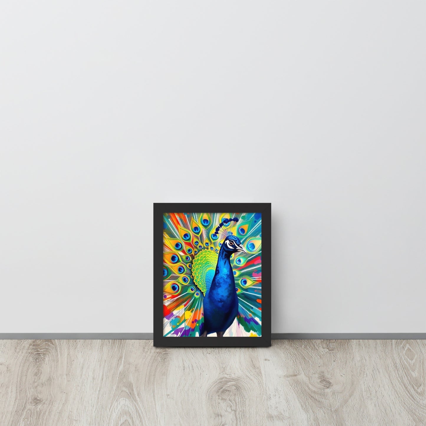 Peacock - Framed Wall Art