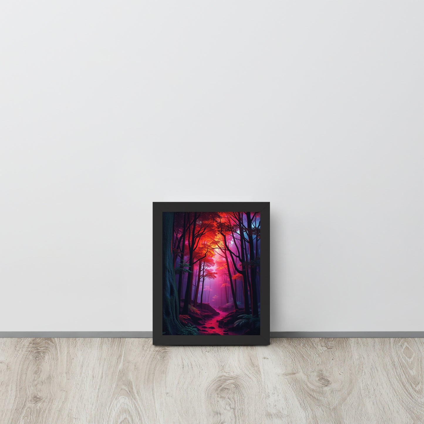 Pink Forest - Framed Wall Art