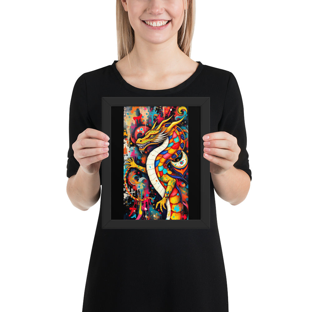 Dragon - Framed Wall Art Print