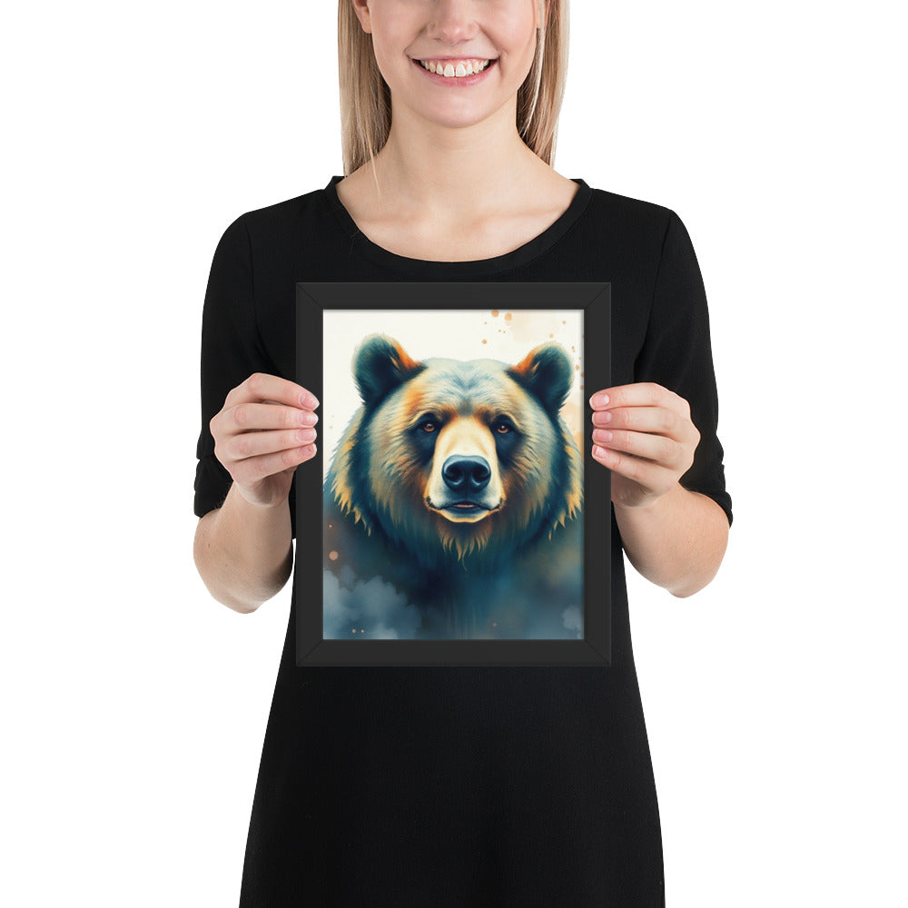 Bear - Framed Wall Art Print