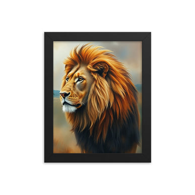 Lion - Framed Wall Art Print – Lili Lit