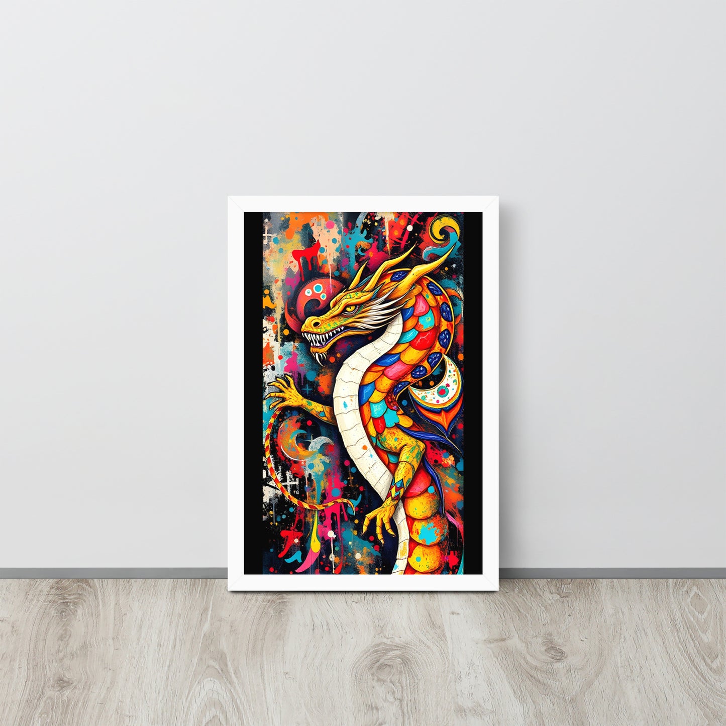 Dragon - Framed Wall Art Print