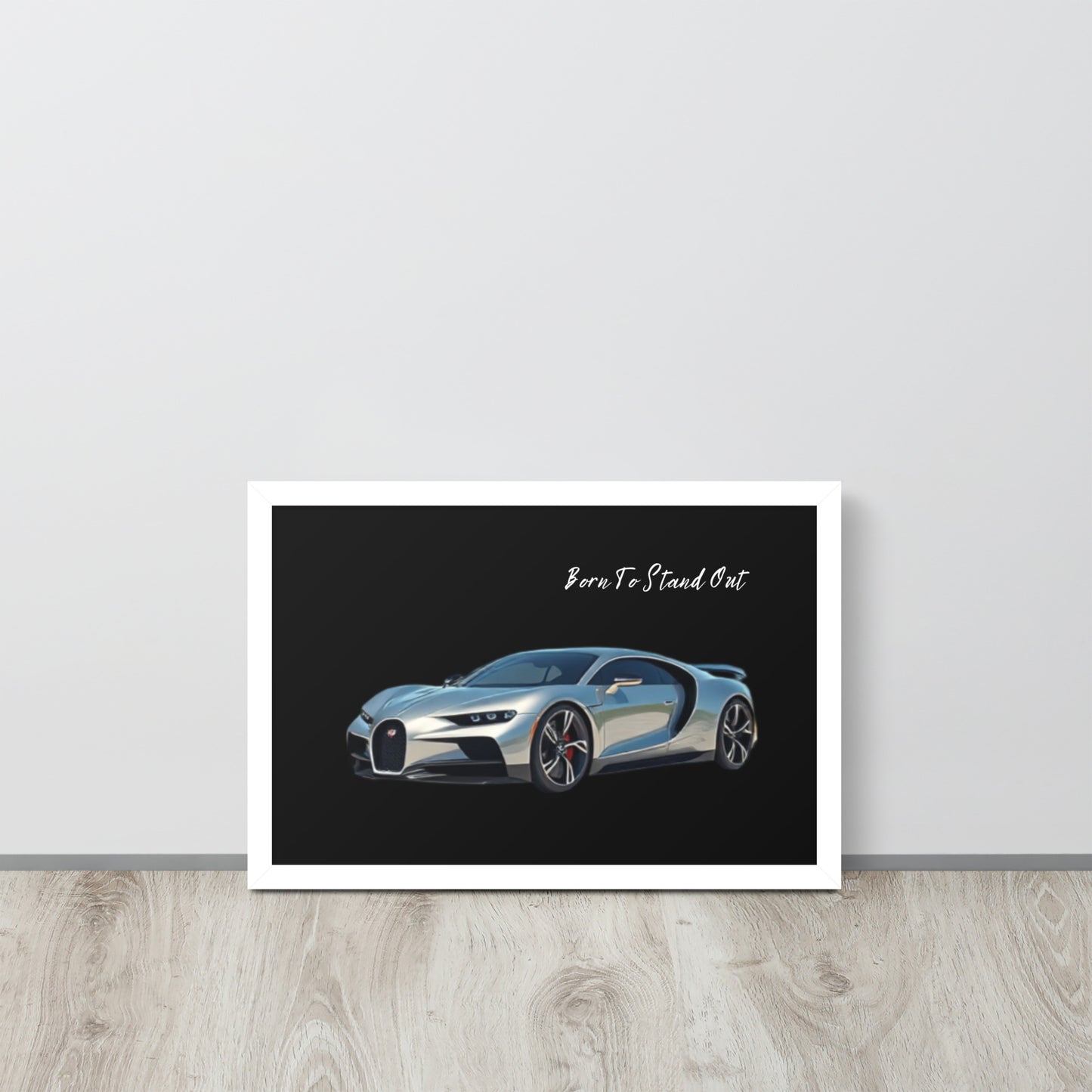 Bugatti Chiron - Framed Wall Art Print