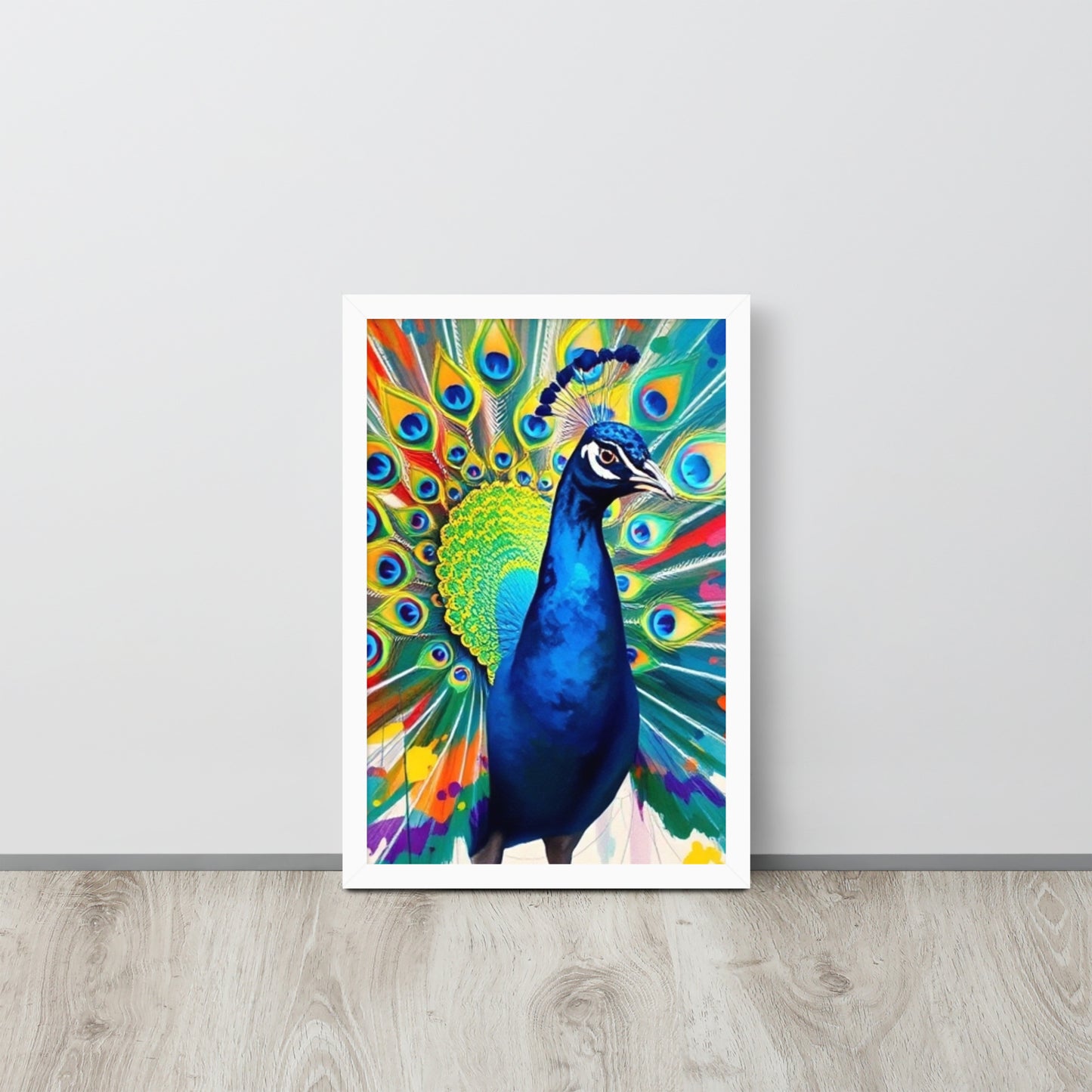 Peacock - Framed Wall Art