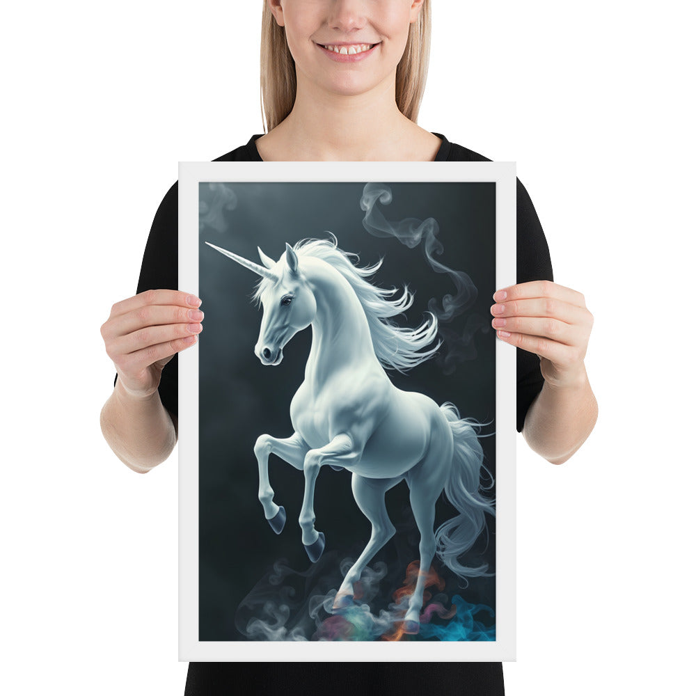 Unicorn - Framed Wall Art Print