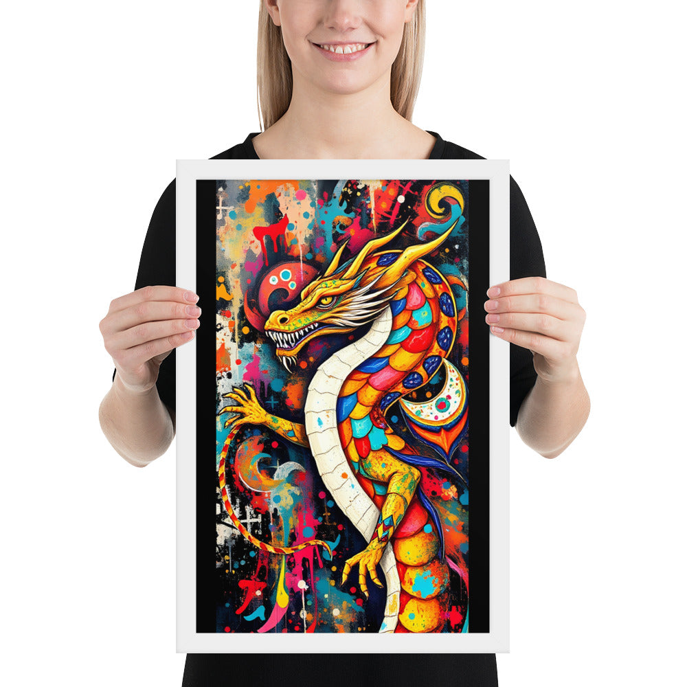 Dragon - Framed Wall Art Print