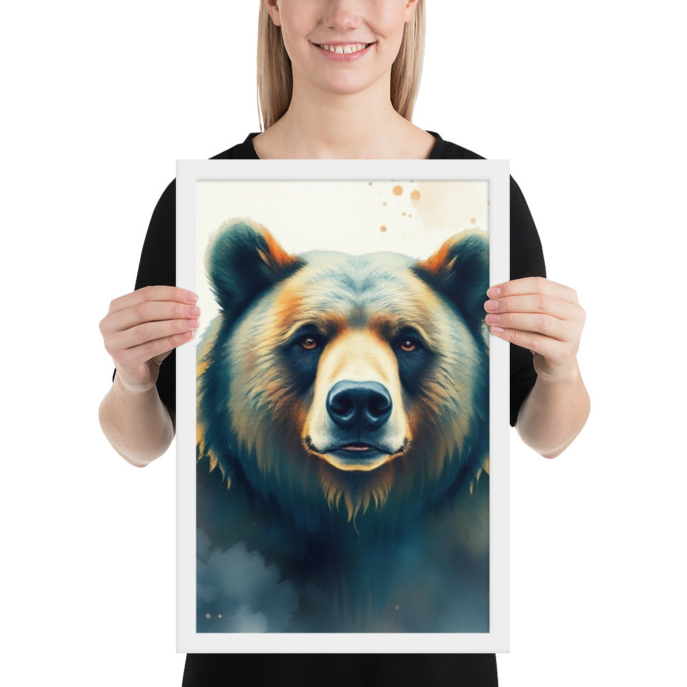 Bear - Framed Wall Art Print