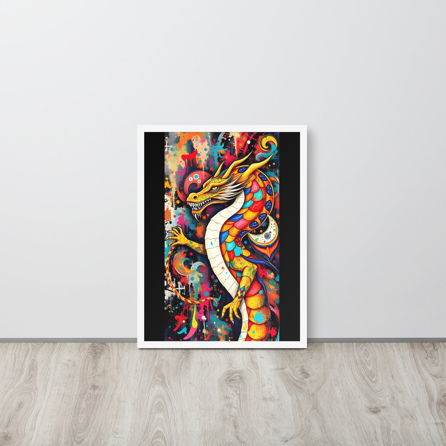 Dragon - Framed Wall Art Print