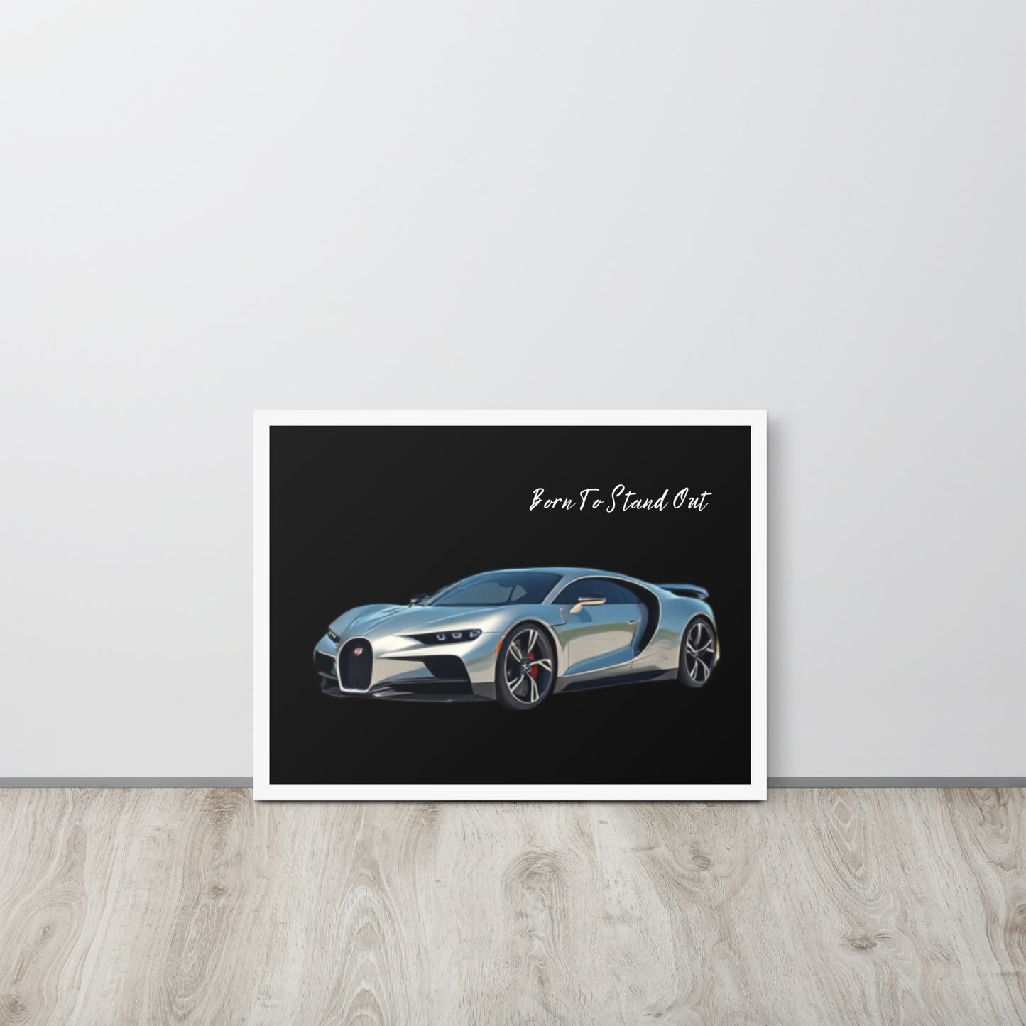 Bugatti Chiron - Framed Wall Art Print