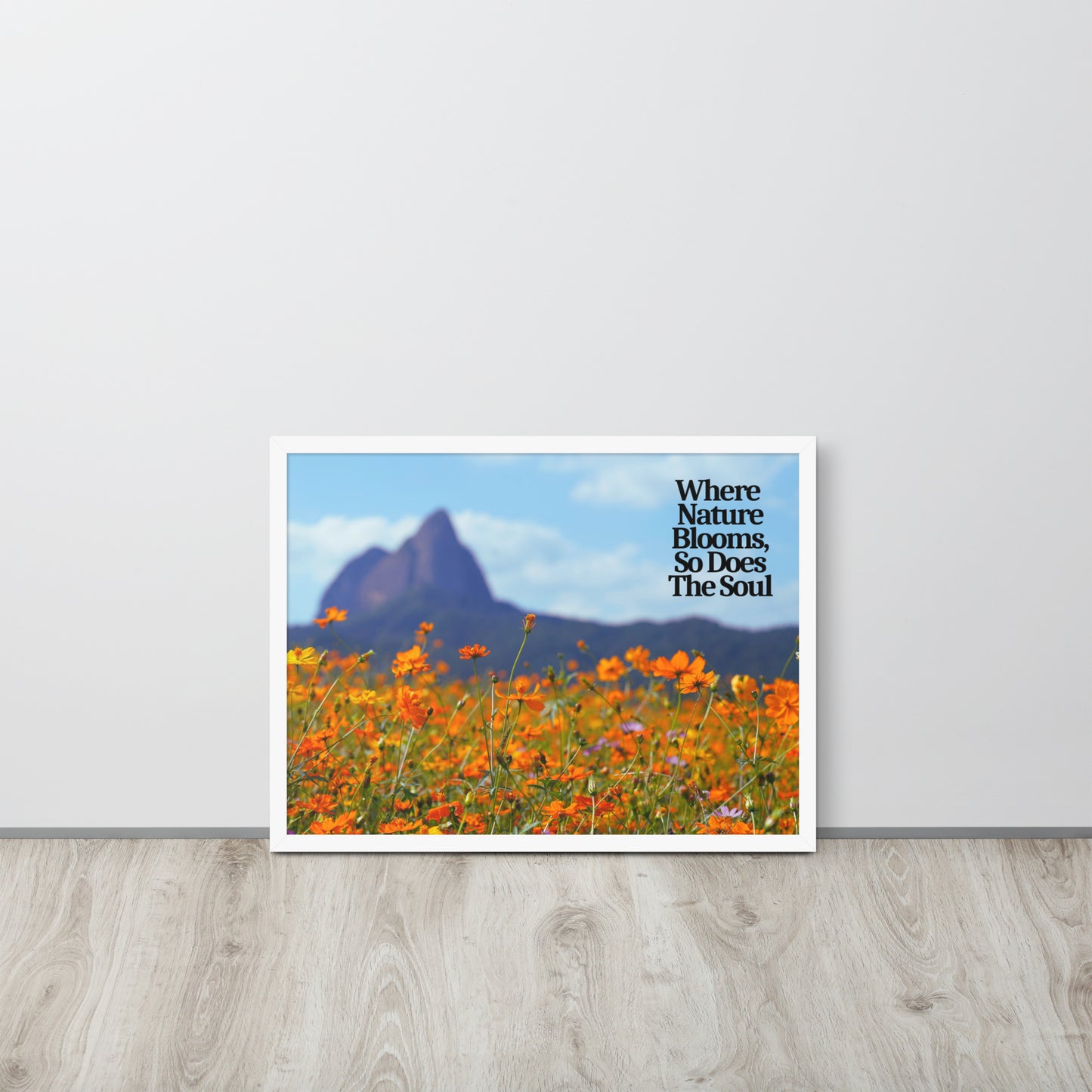 Nature Blooms - Framed Wall Art Print