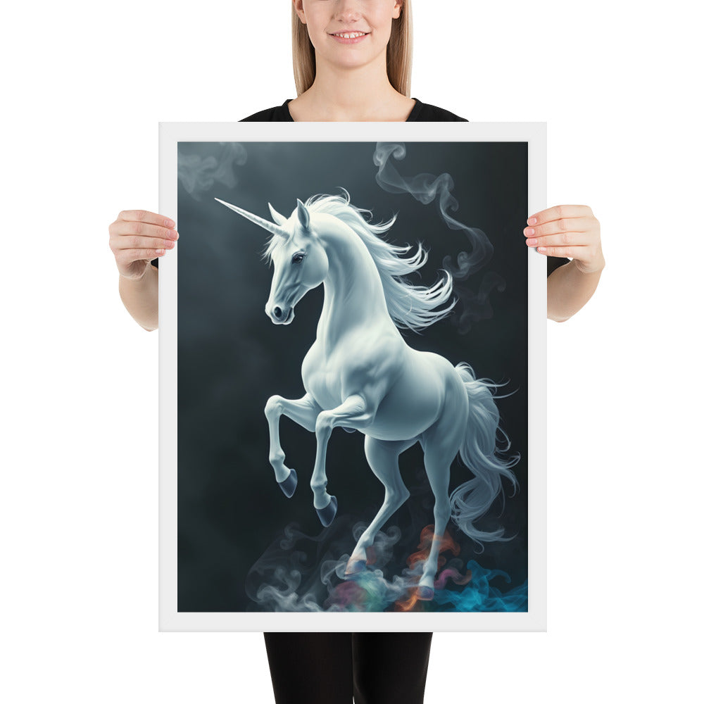 Unicorn - Framed Wall Art Print