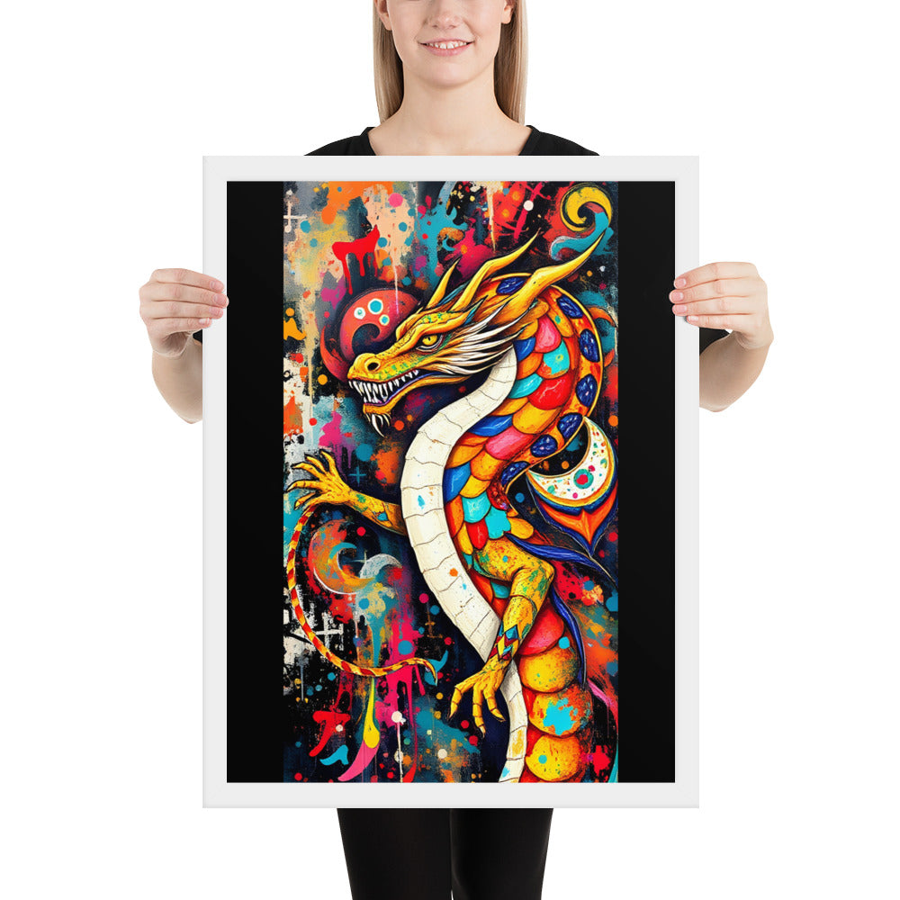 Dragon - Framed Wall Art Print