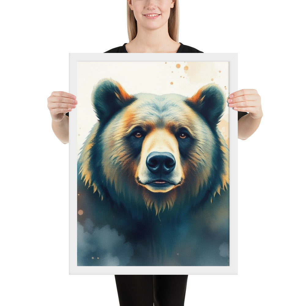 Bear - Framed Wall Art Print