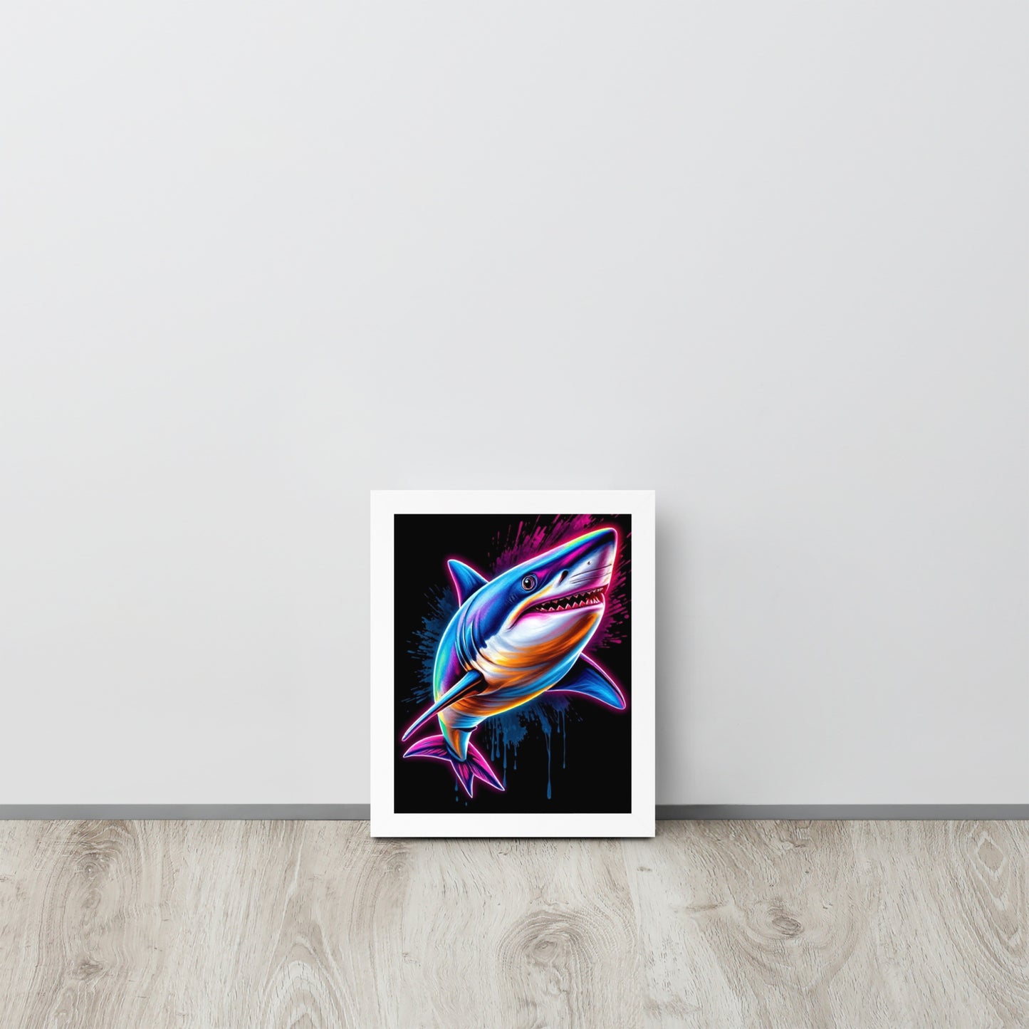 Shark- Framed Wall Art Print