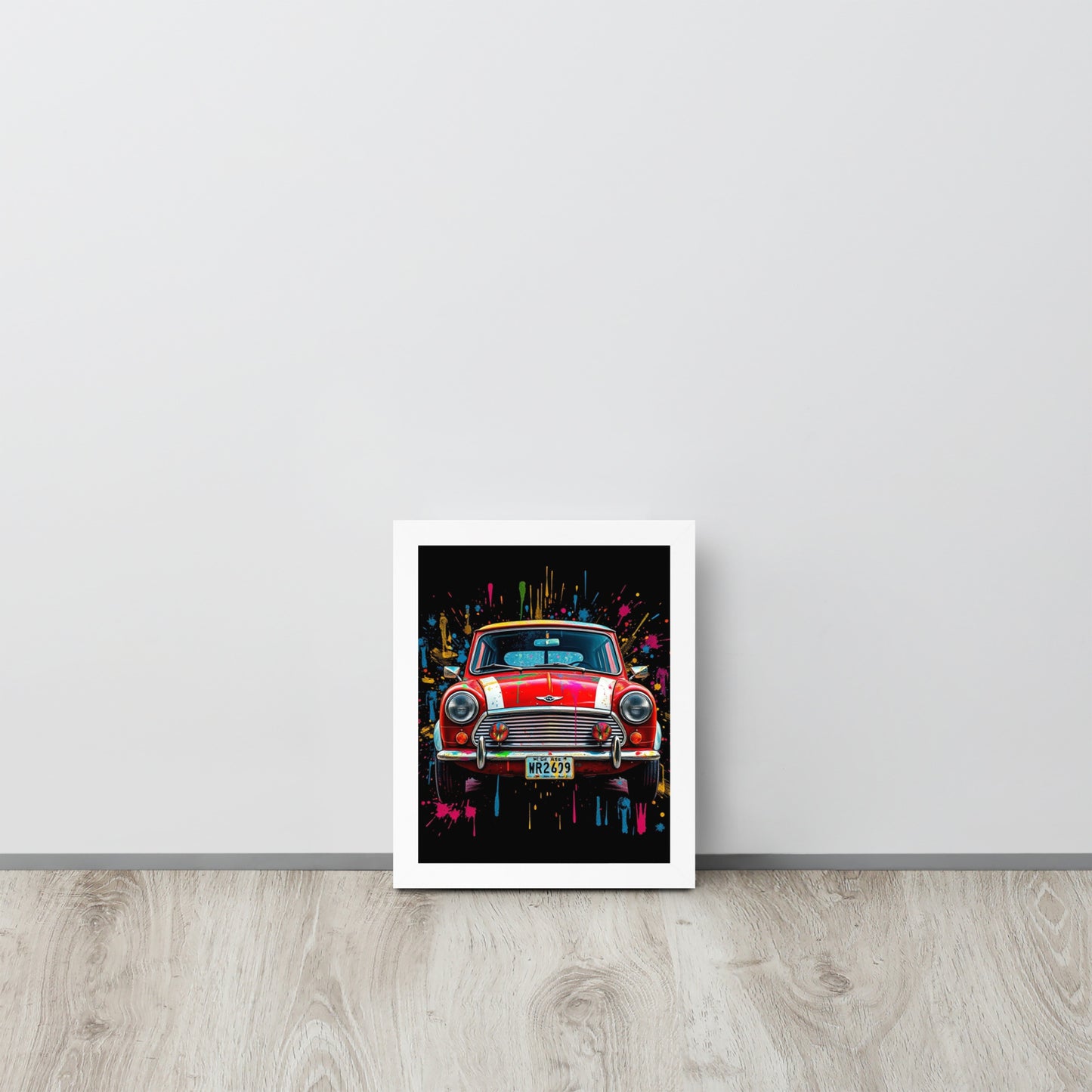 Rover Mini Cooper - Framed Wall Art Print