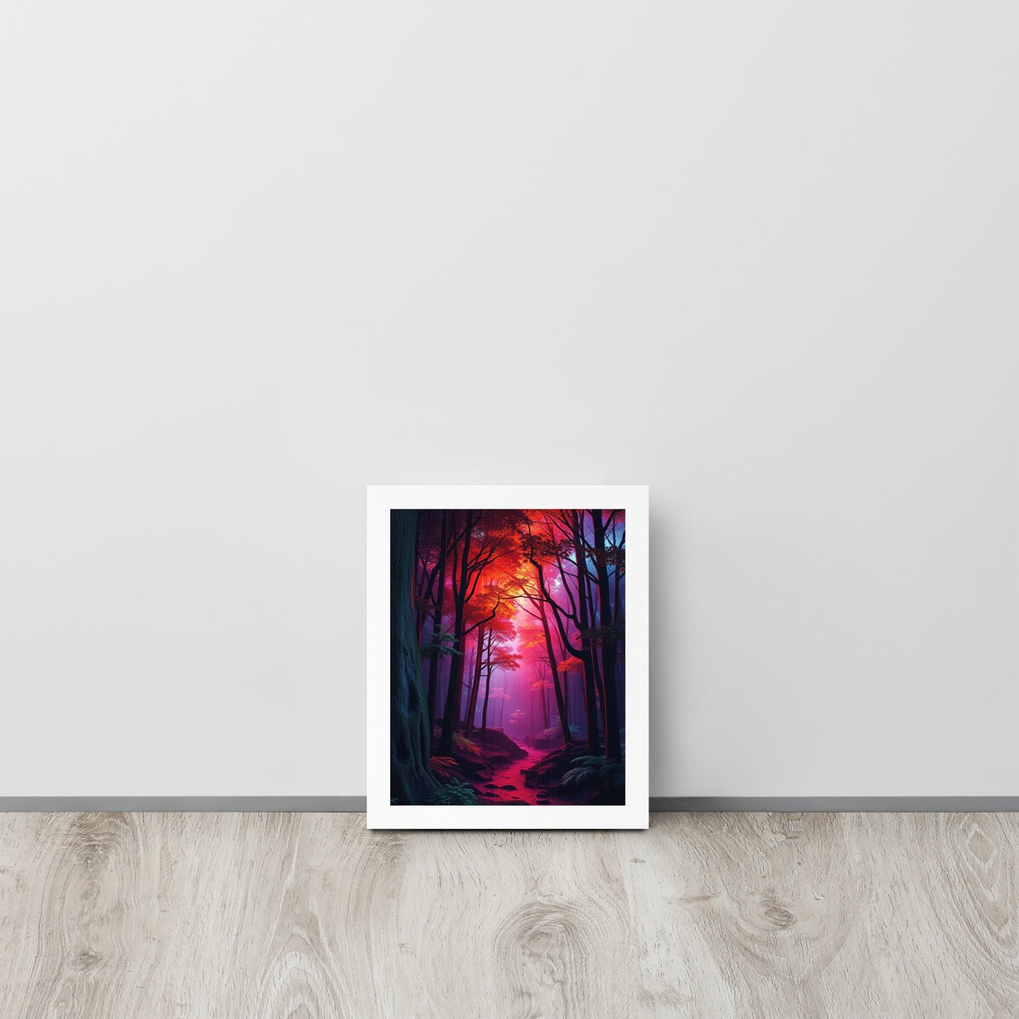 Pink Forest - Framed Wall Art